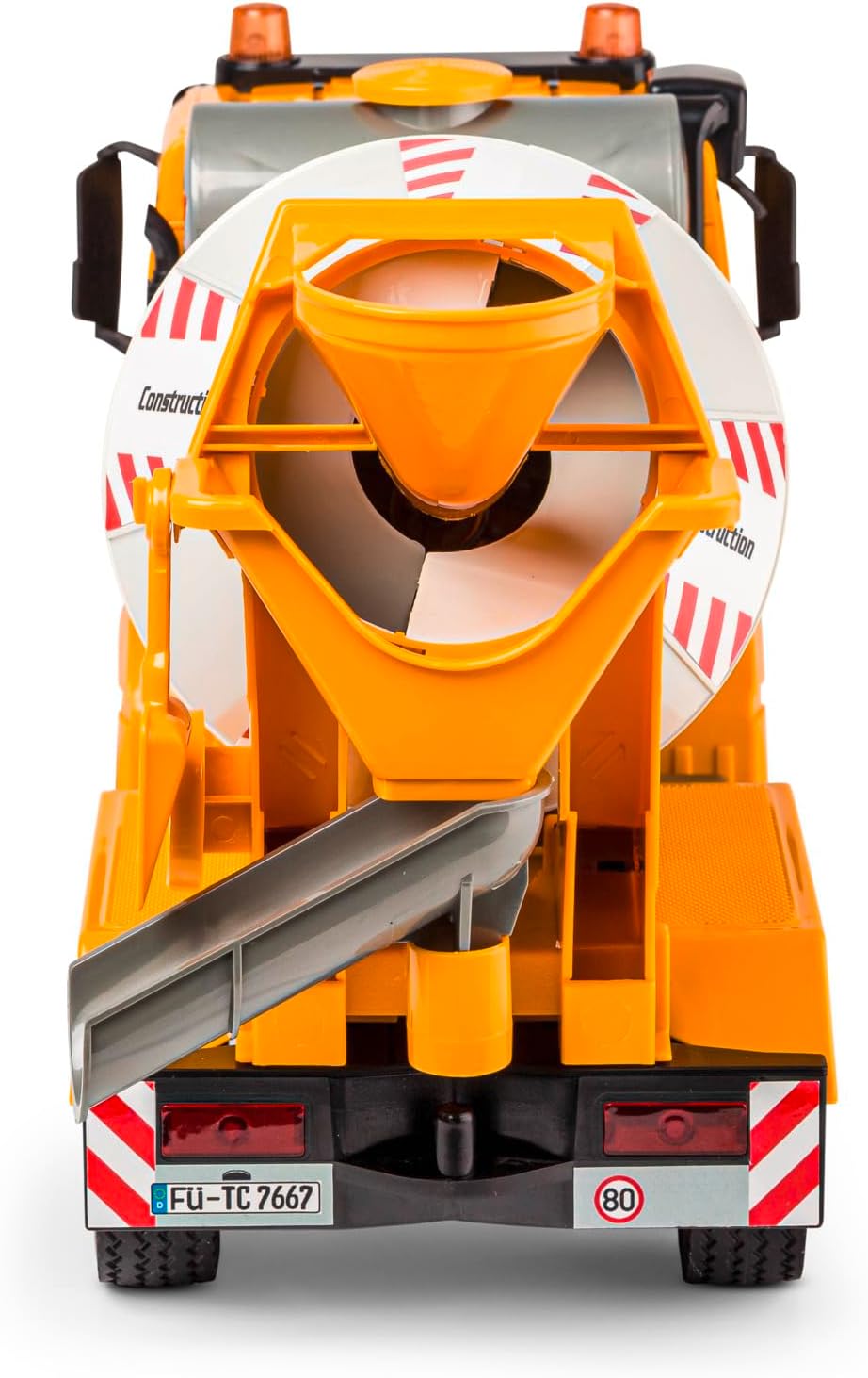 Detalle de Carson 500907667 MB Arocs betoniarka RC 1:20, obrotowy bęben, światła i dźwięk