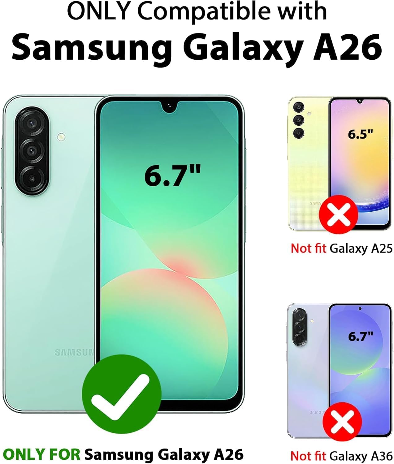 Detalle de LeYi Cover magnetica Galaxy A26 5G