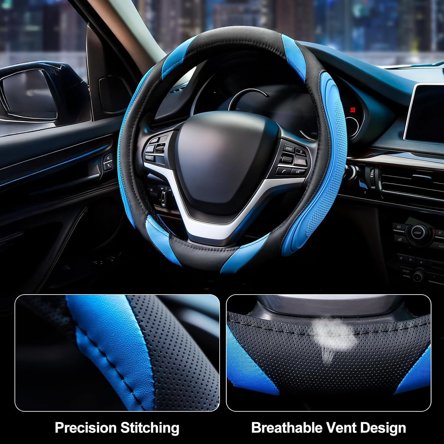 Thumbnail 5 de Sportage Universal Steering Wheel Cover 37cm–38cm