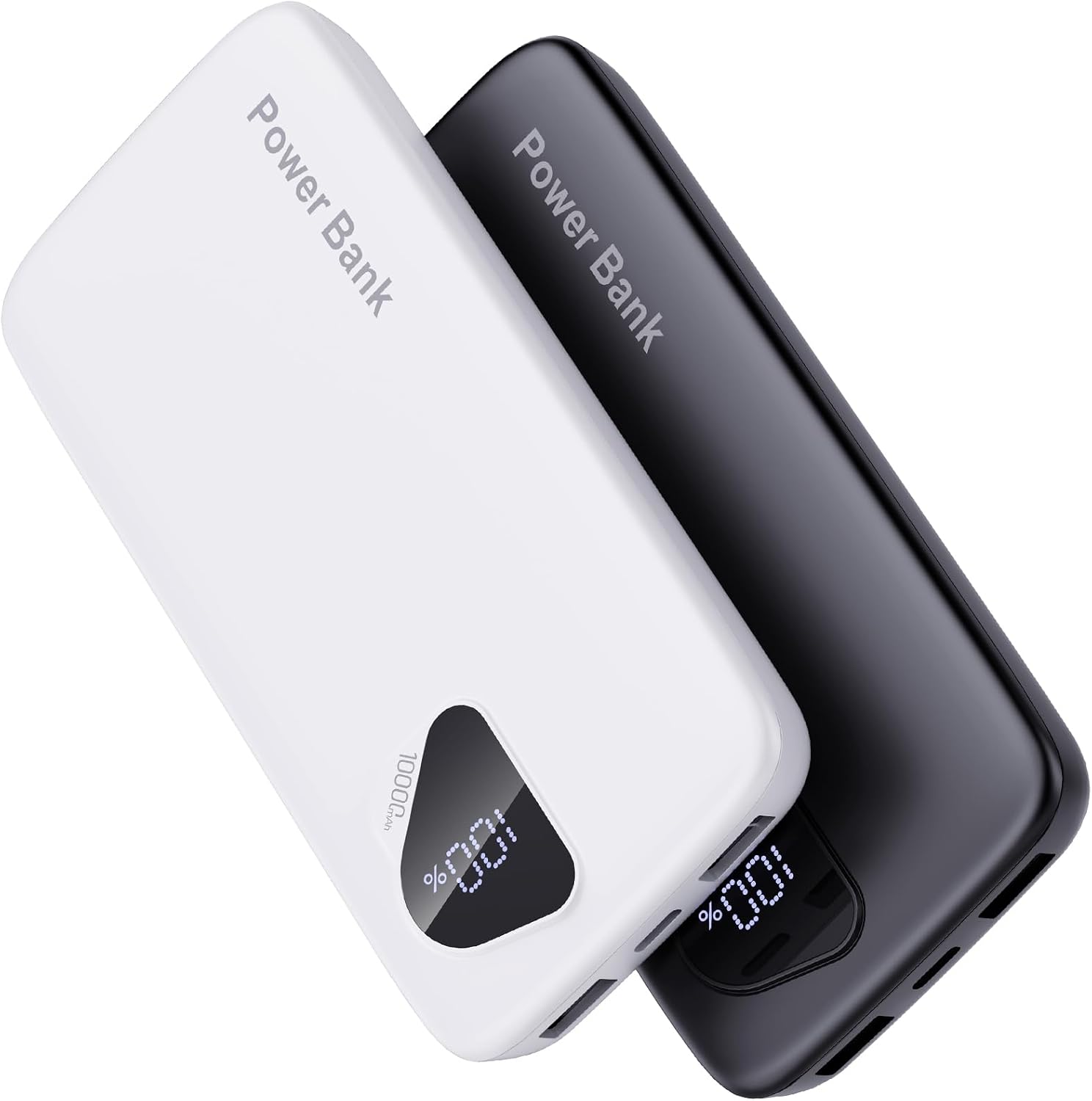 Detalle de FancyBean M7 2-Pack Portable Charger, 10,000mAh, Built-In Cables