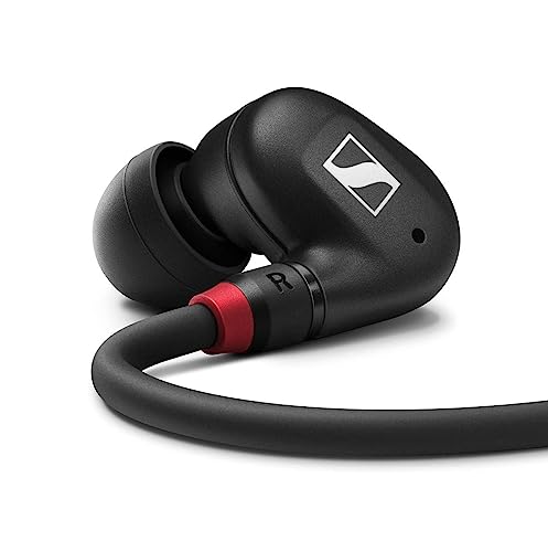 Detalle de Sennheiser IE 100 PRO Black – Präziser Monitoring-In-Ear-Hörer mit neuem 10 mm Breitbandwandler