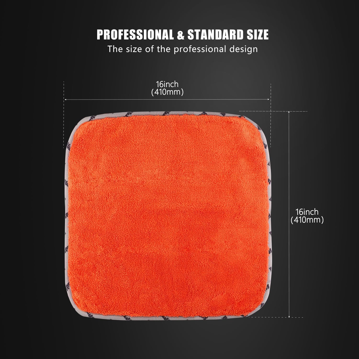 Detalle 2 de SPTA 16" 1200gsm Microfiber Car Towels, 3-Pack