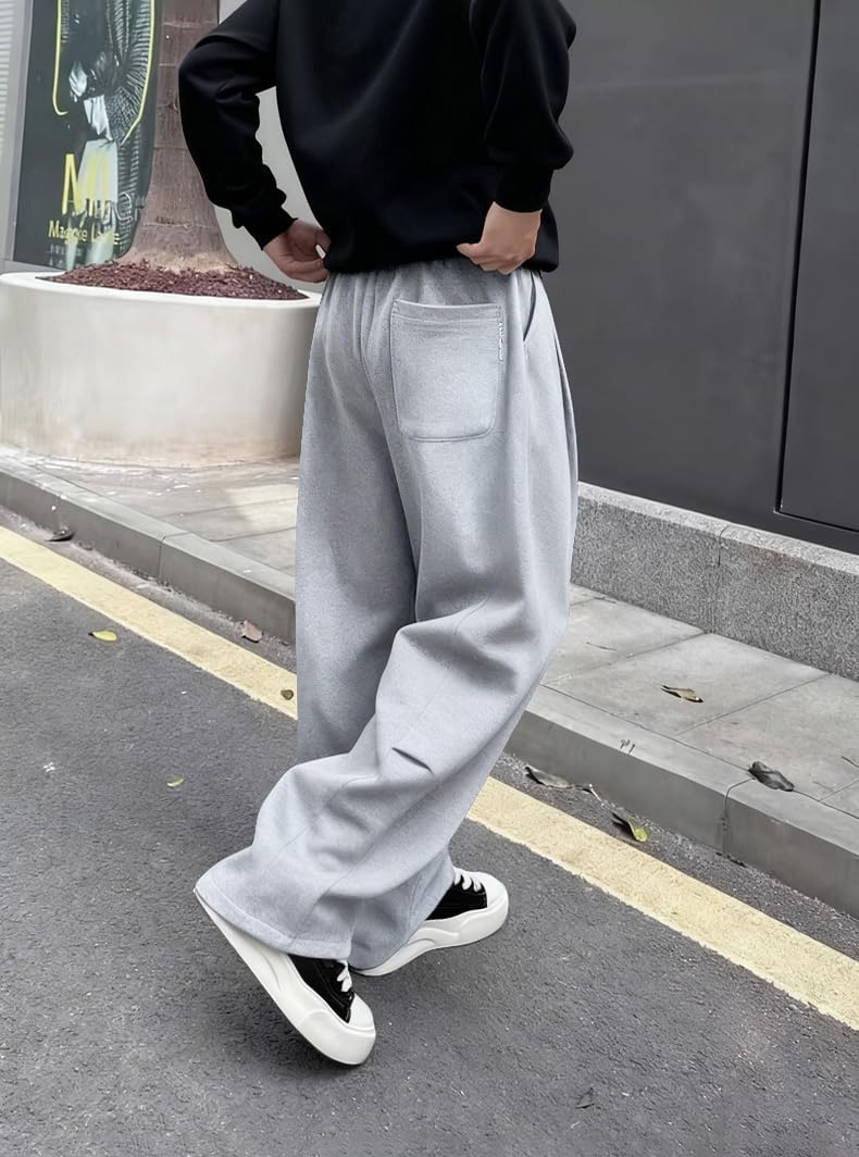 Detalle 2 de CLOAKA Jogginghose Herren – Baumwolle, Baggy-Schnitt, elastischer Bund, Alltags- und Sportkomfort