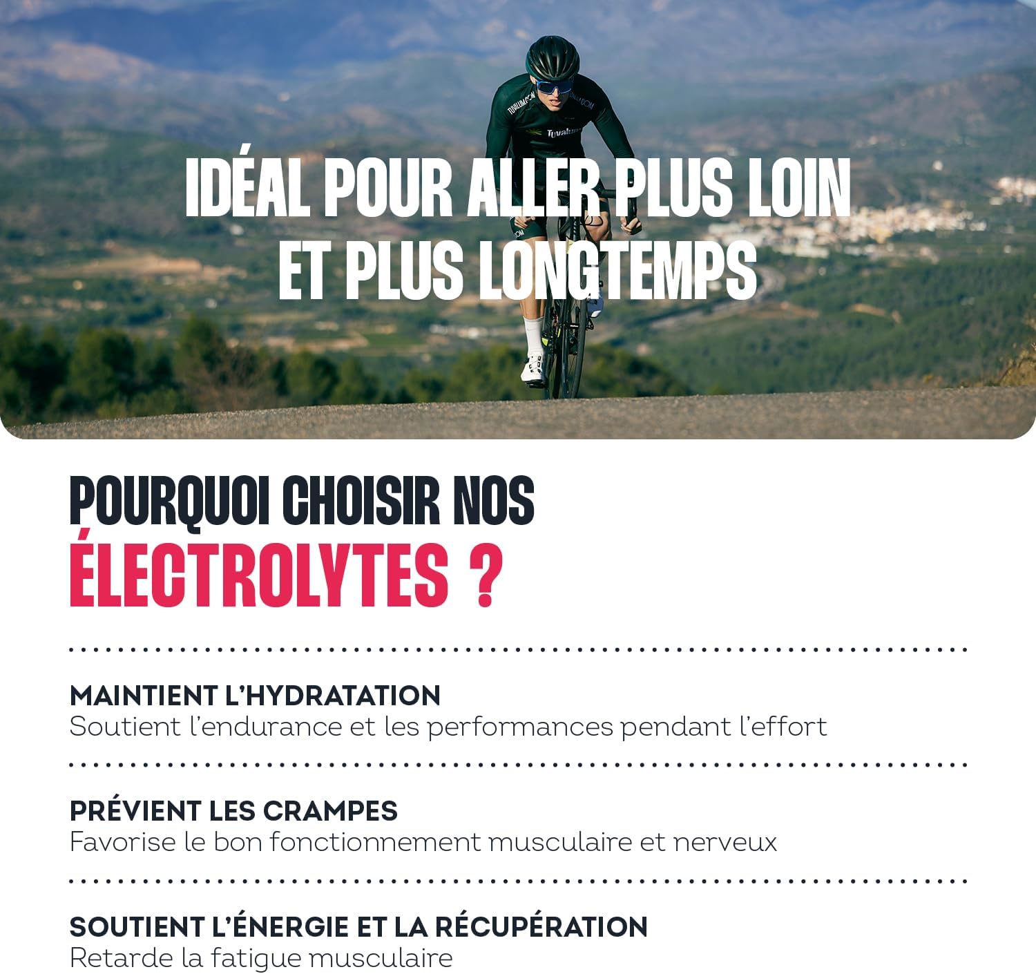 Detalle de Impulse Nutrition Électrolytes Poudre Citron – Hydratation, Énergie et Endurance (15 sachets)