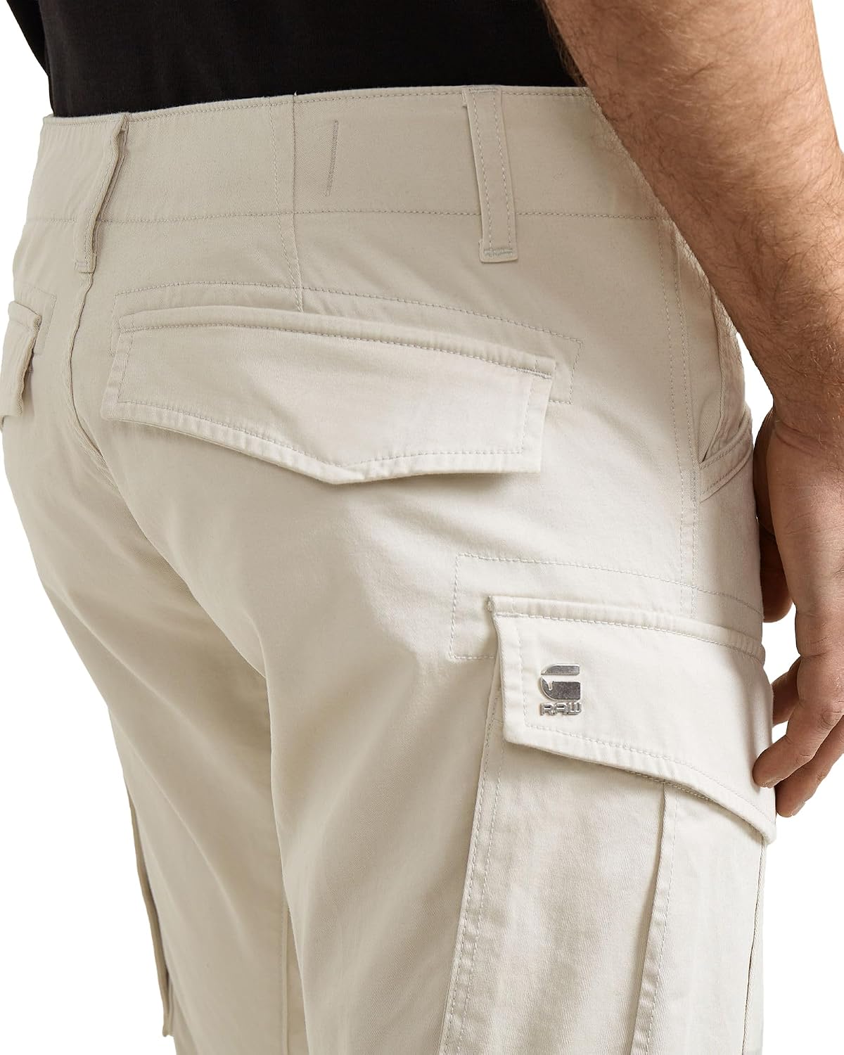 Detalle 1 de G-STAR RAW Rovic Zip 3D Regular Tapered – męskie spodnie cargo