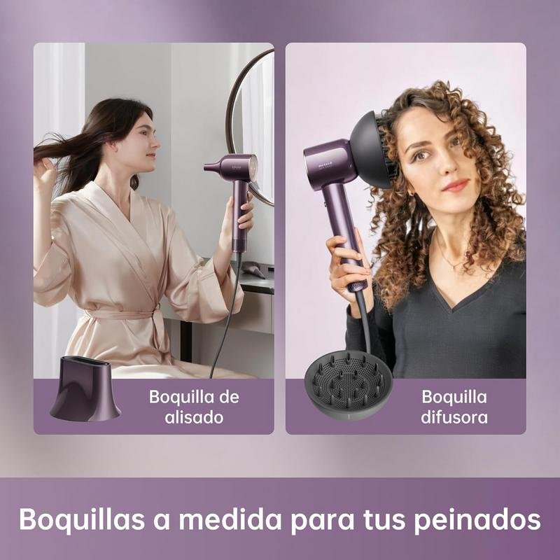 Detalle de Secador de Pelo Profesional Dreame Glory Combo 1600W – 7 temperaturas y 2 velocidades