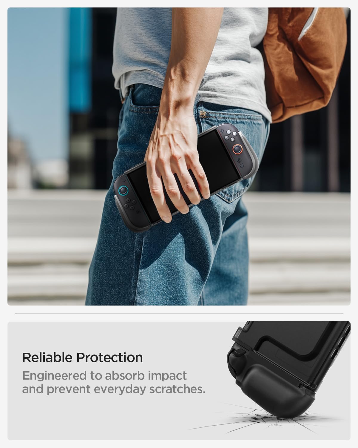 Thumbnail 6 de Spigen Cover Ultra Hybrid per Nintendo Switch 2 (2025) Frost Black