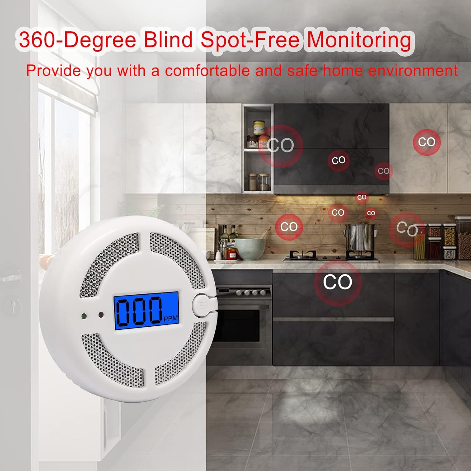 Thumbnail 1 de Mini Carbon Monoxide Detector 1pcs