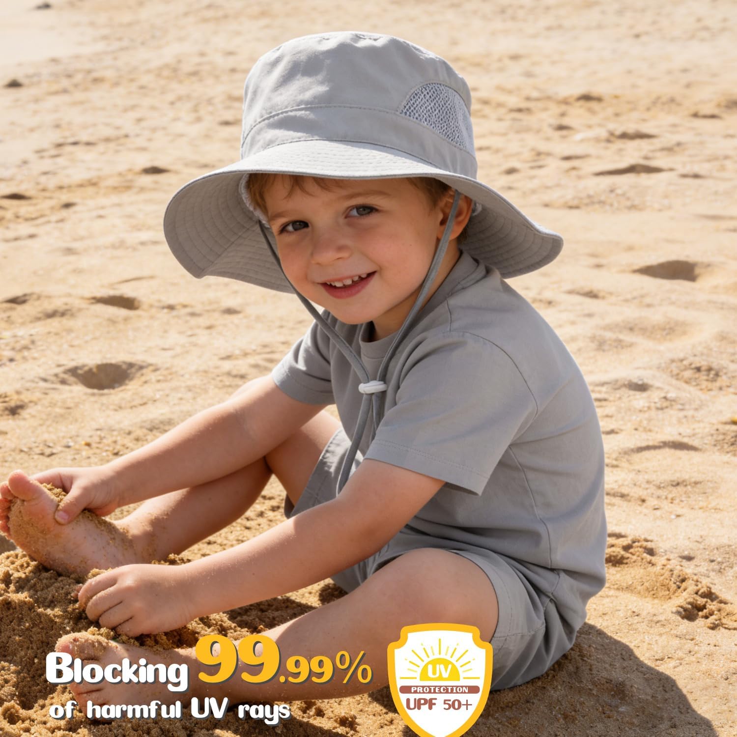 Thumbnail 2 de Kids' Sun Hat Polyester