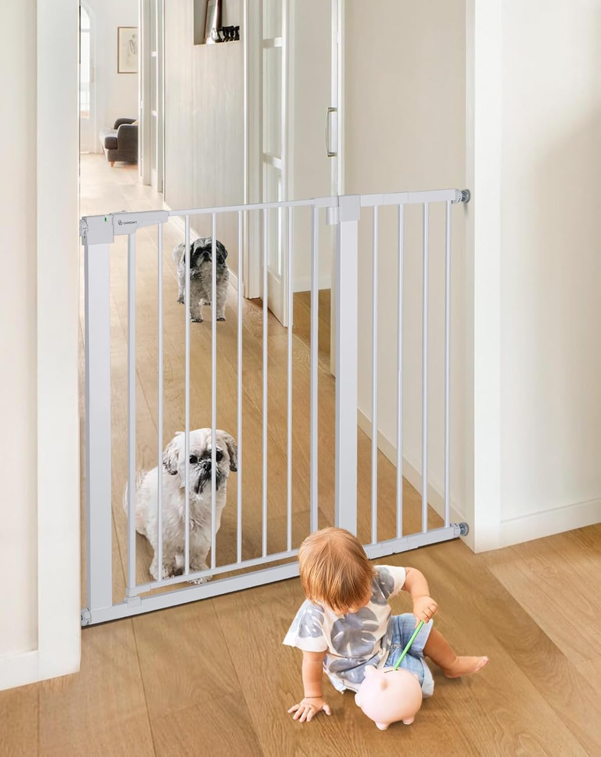 Detalle de COMOMY Sicherheitsgitter 91,5 cm für Treppe