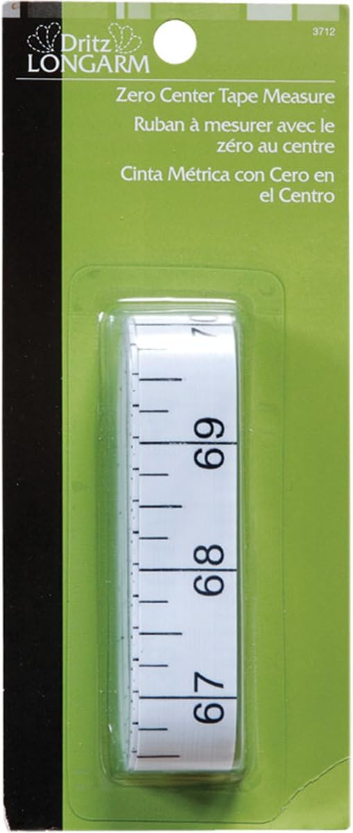 Detalle de Dritz 3712 Longarm Zero Center – taśma miernicza 364 cm, biała