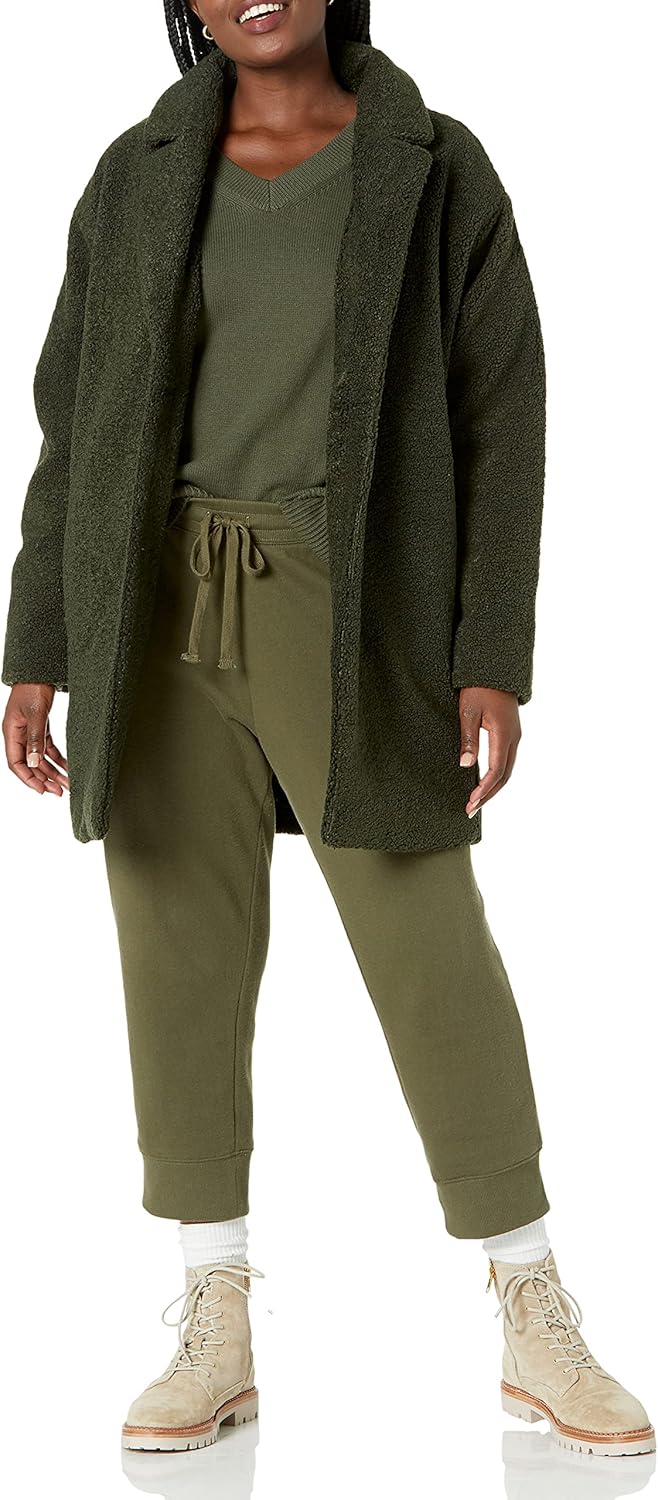 Thumbnail 5 de Amazon Essentials Women’s Teddy Bear Fleece Oversized Lapel Jacket (Previously Daily Ritual)