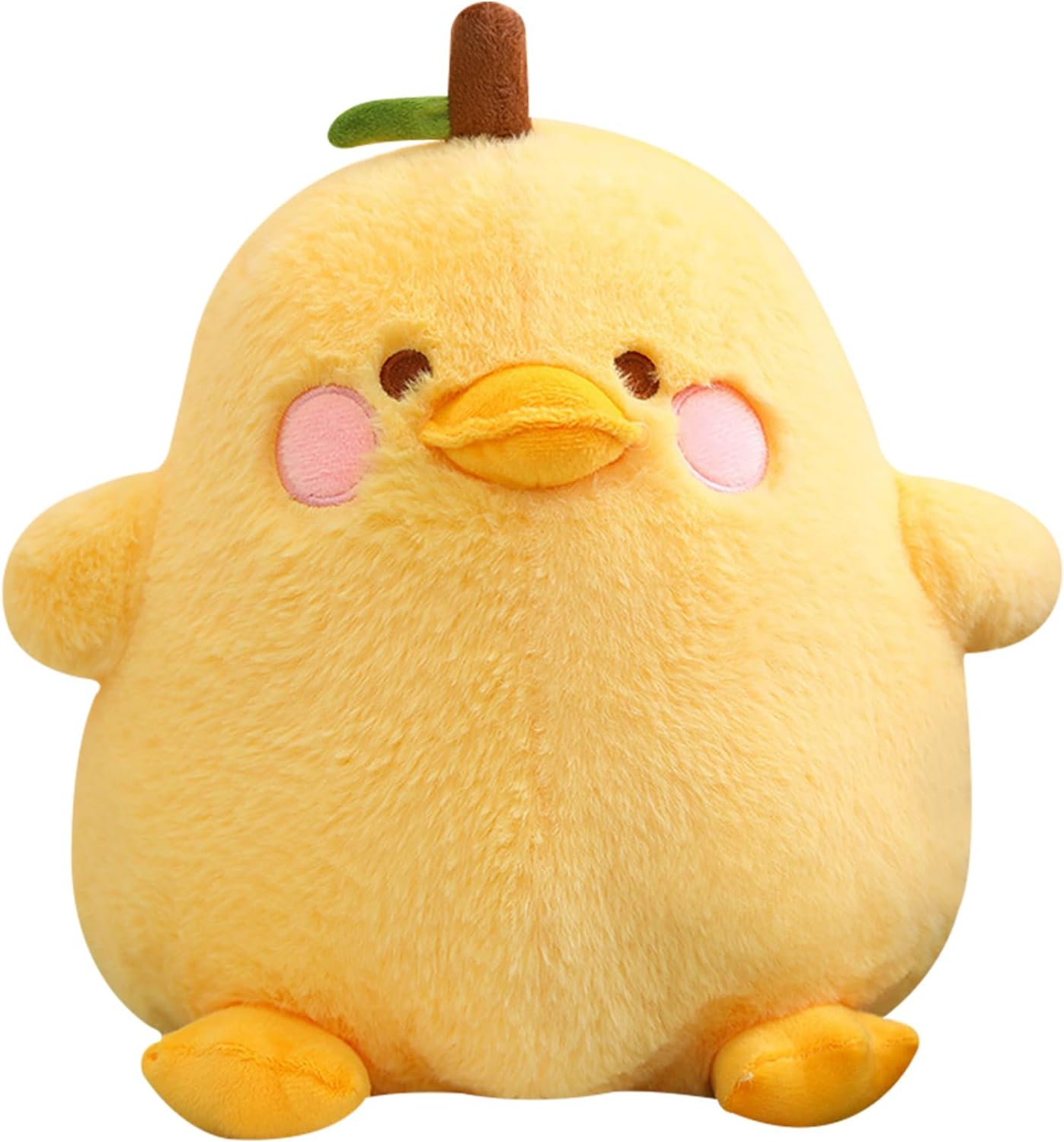 Detalle de Shownicer Ente Plüschtier Kuschelkissen 40 cm – weiches Birnen-Design, CE-zertifiziert