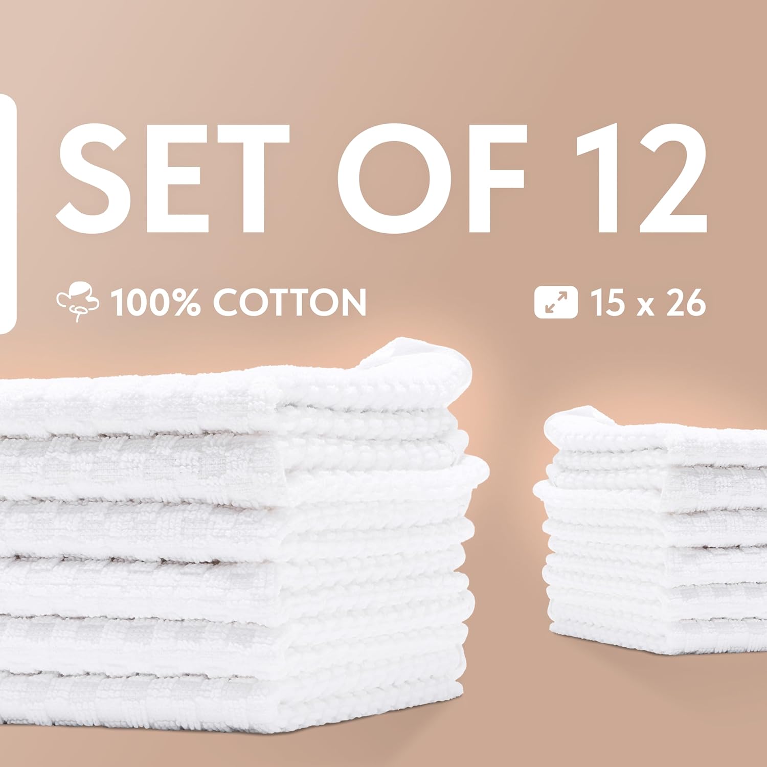 Thumbnail 5 de Wealuxe Super Absorbent Kitchen Towels 15x26 🧽