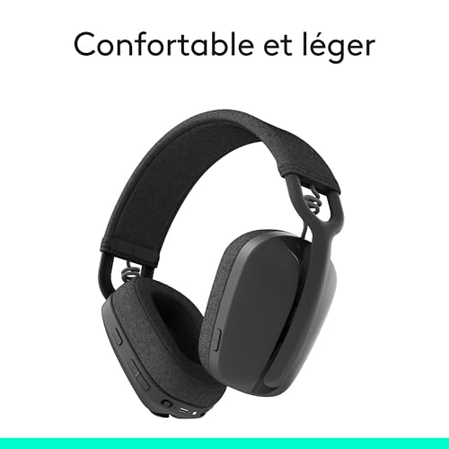 Thumbnail 7 de Logitech Zone Vibe 100 — Casque d'écoute sans fil léger pour travail et loisir