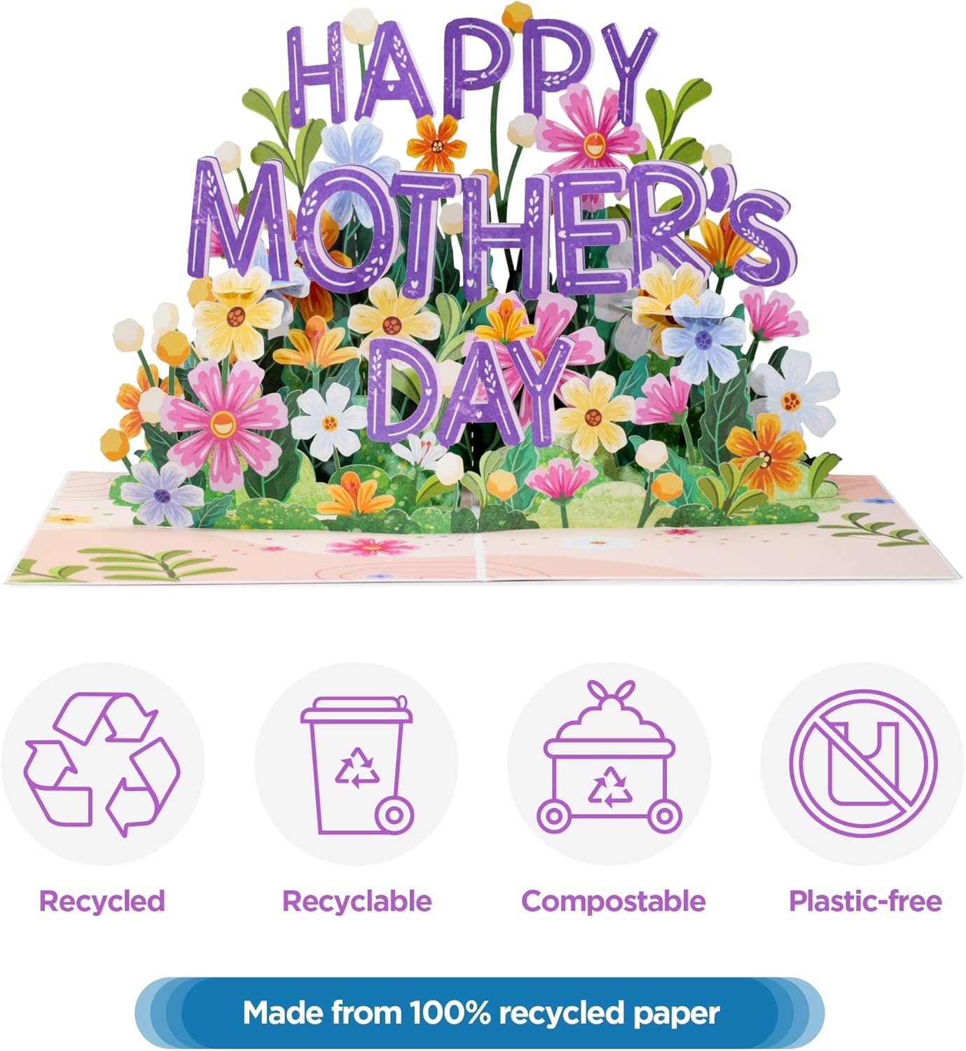 Thumbnail 3 de Paper Love Frndly 3D Pop Up Happy Mothers Day Card