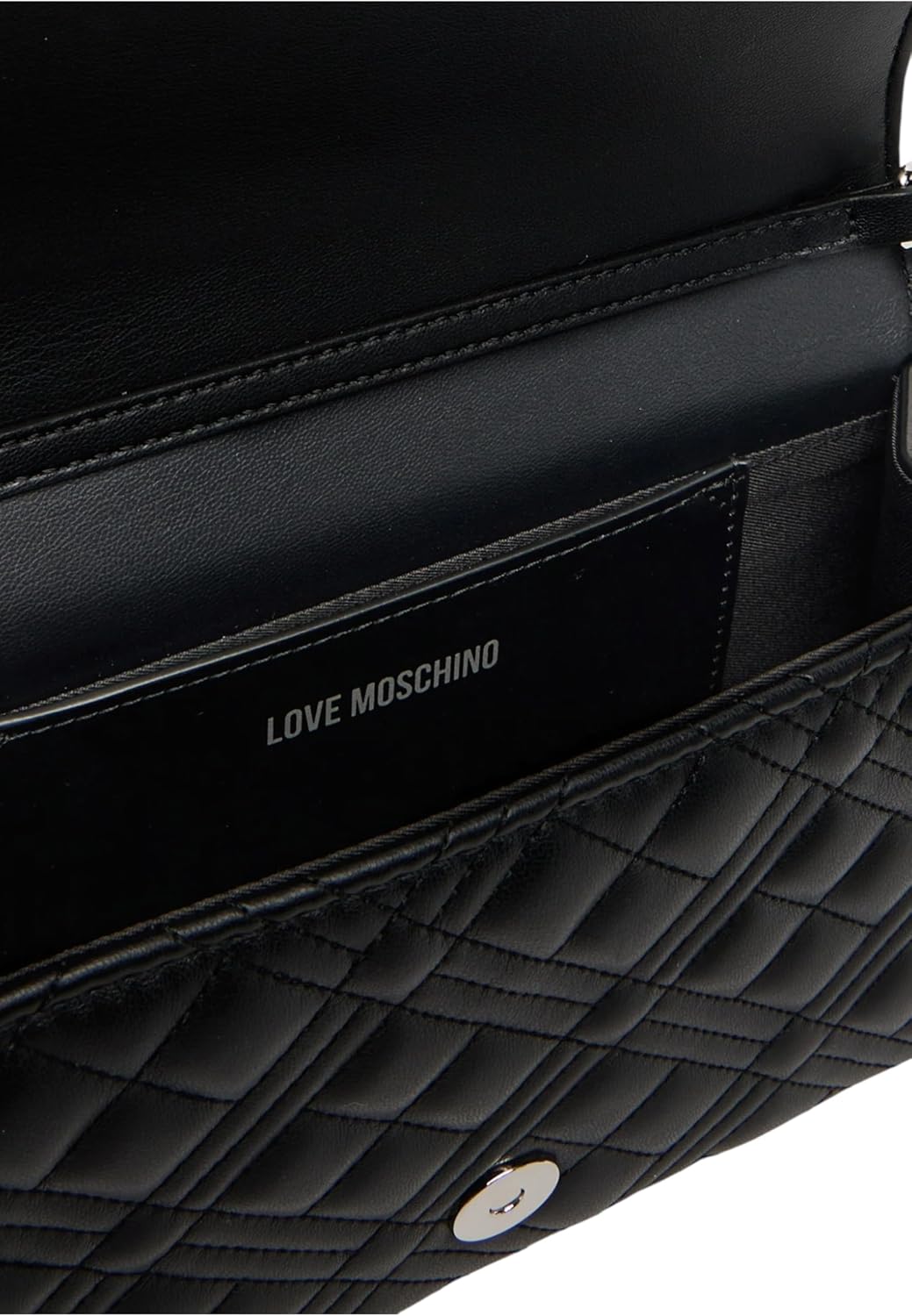 Thumbnail 4 de Love Moschino QUILTED PU SCHWARZ+GALV.NIKEL – Polyester/PU‐Tasche mit quilting und Nickelhardware