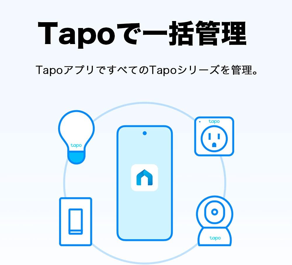 Detalle de Tapo L510E/A スマートLED電球 E26・800lm、電球色の調光とWi-Fi操作に対応