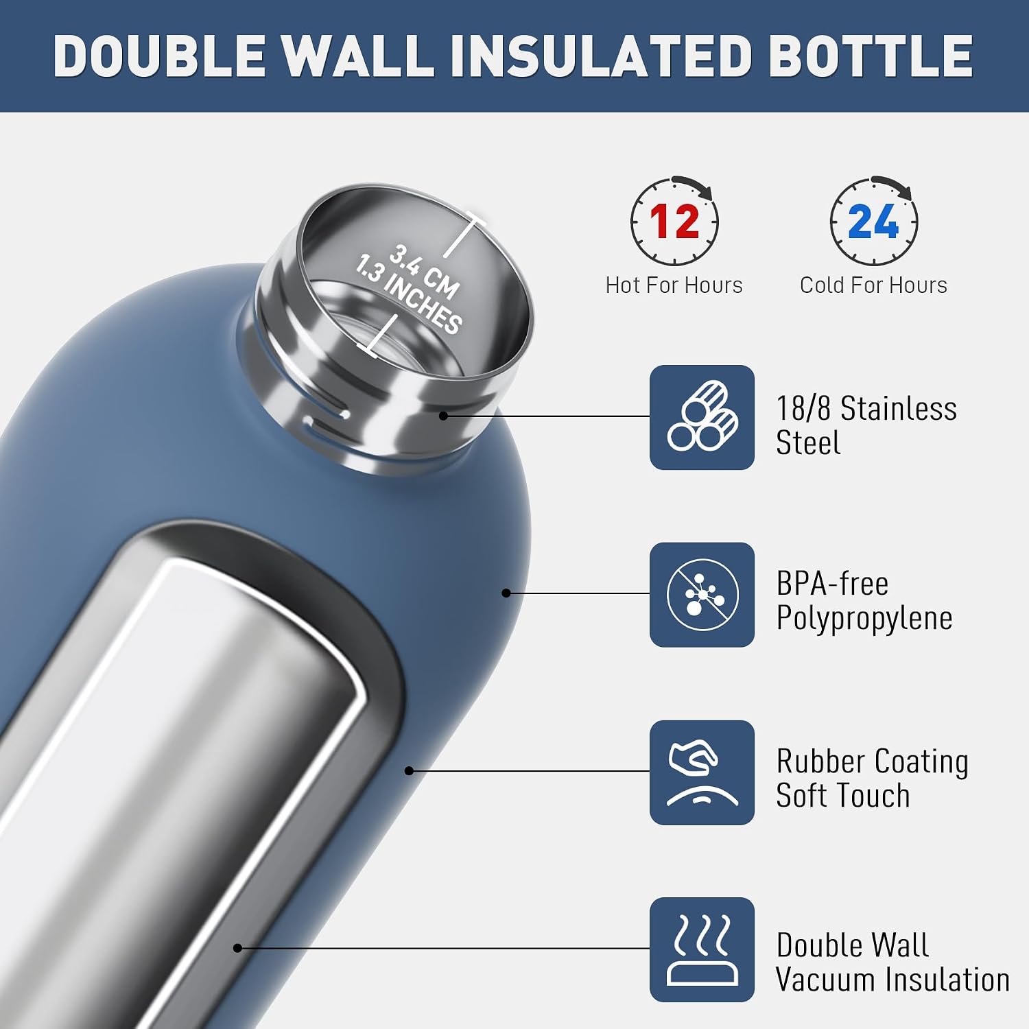 Thumbnail 2 de Exllena 350ml Water Bottle