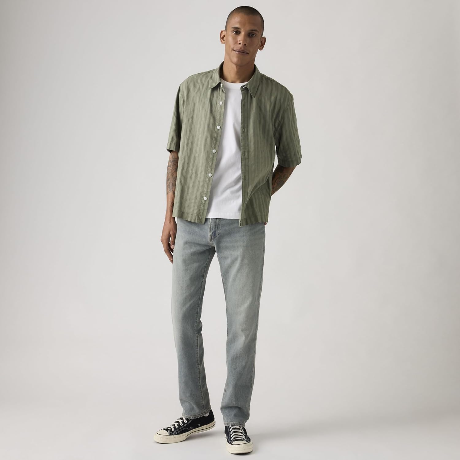 Detalle 2 de Levi's 502 Taper, Jeans Uomo: comfort e stile casual per l’uso quotidiano