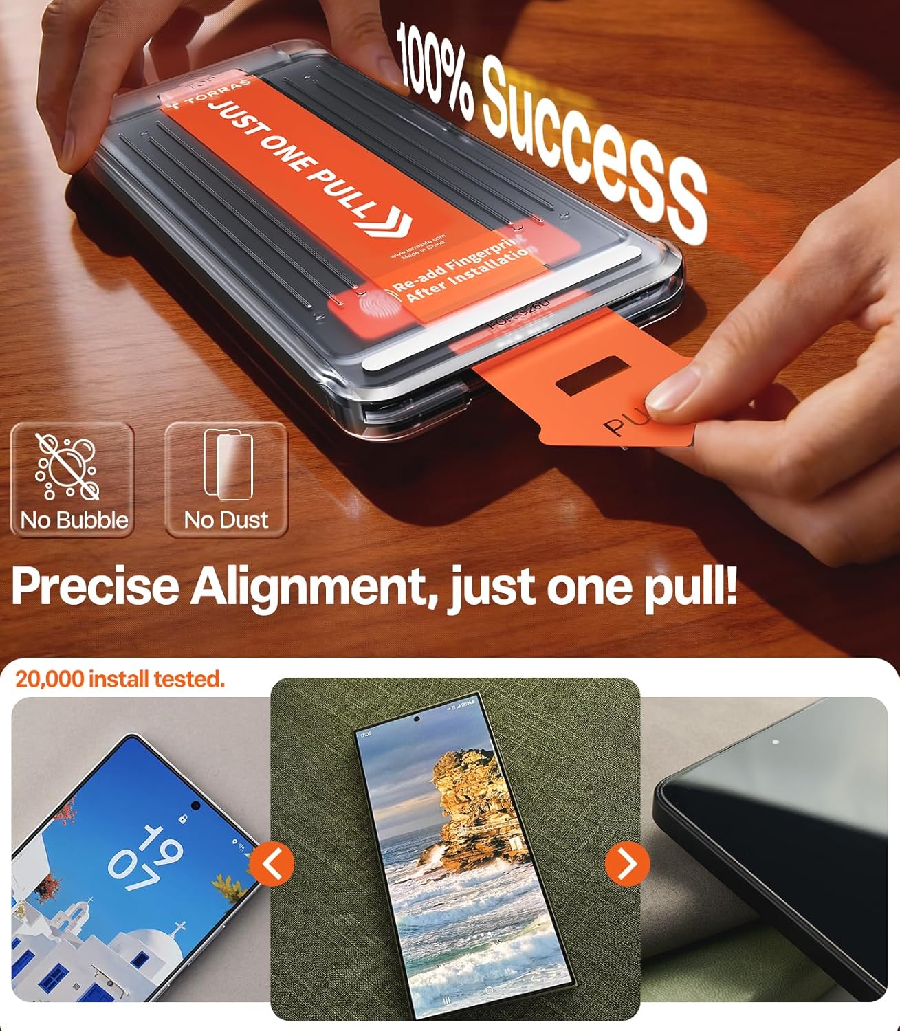 Thumbnail 5 de TORRAS Galaxy S26 Ultra Screen Protector
