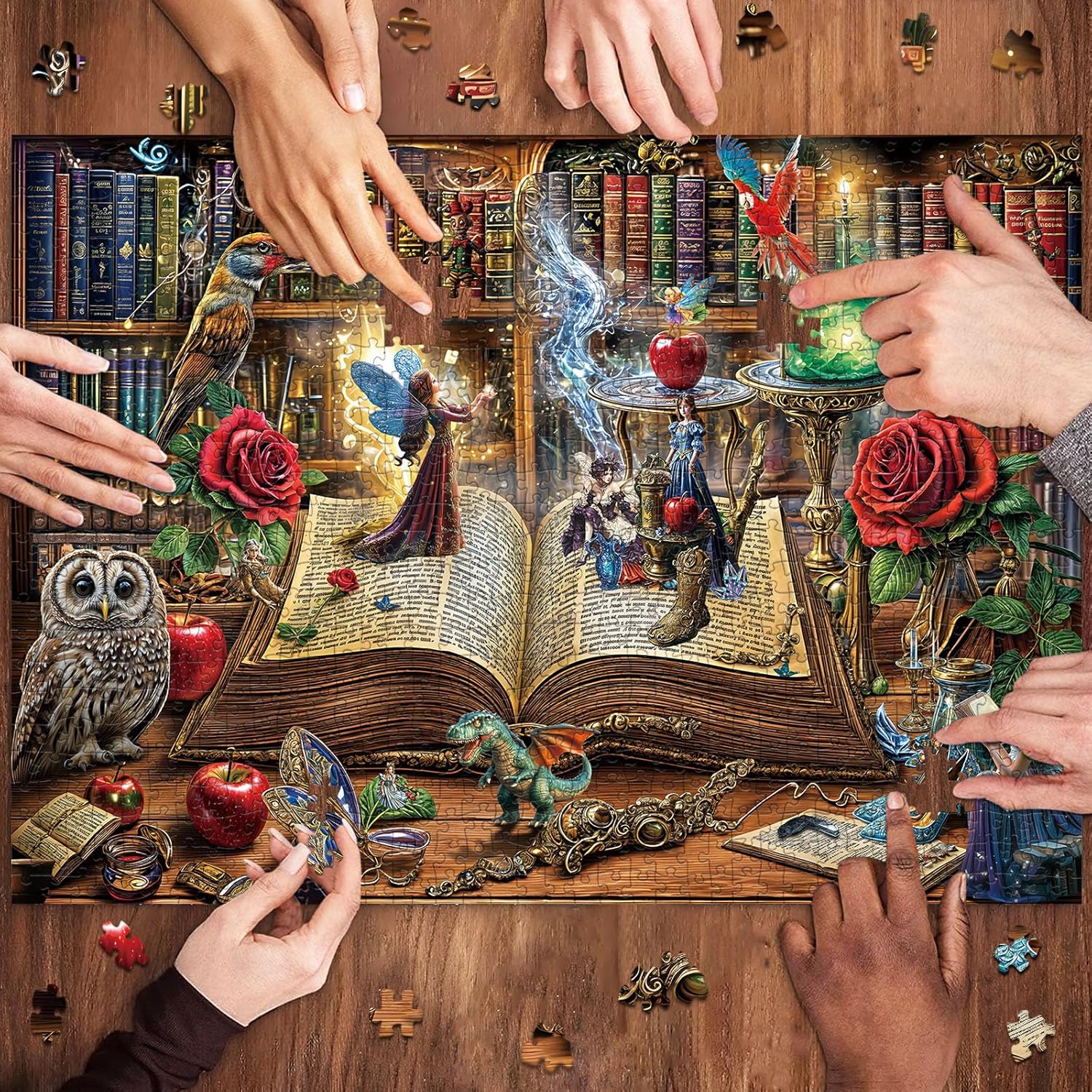 Thumbnail 3 de Puzzles 1000 Pieces Magic Book House 70x50cm