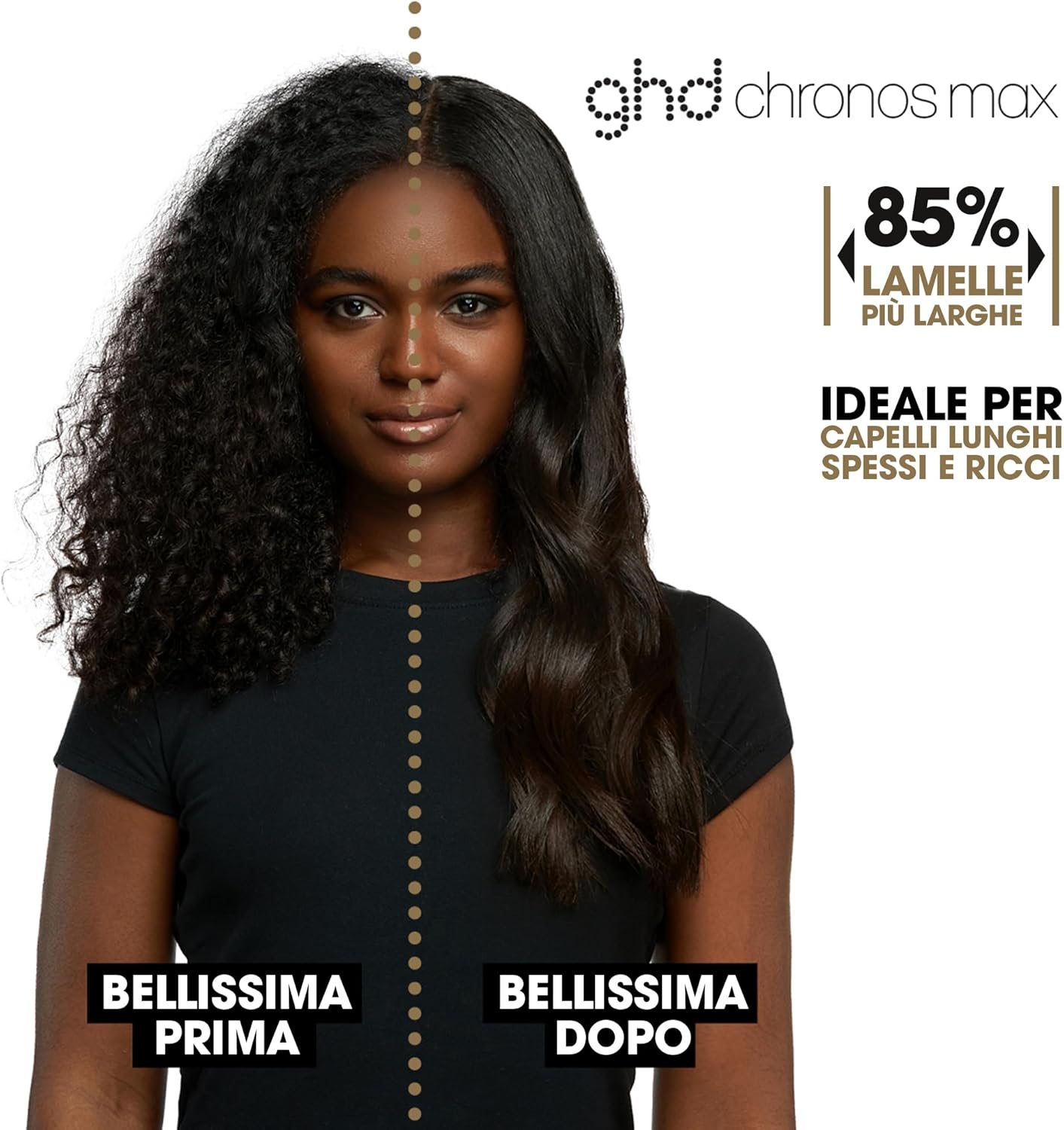 Thumbnail 1 de ghd Chronos Max: Piastra capelli professionale a lamelle larghe per styling rapido e protezione dal calore
