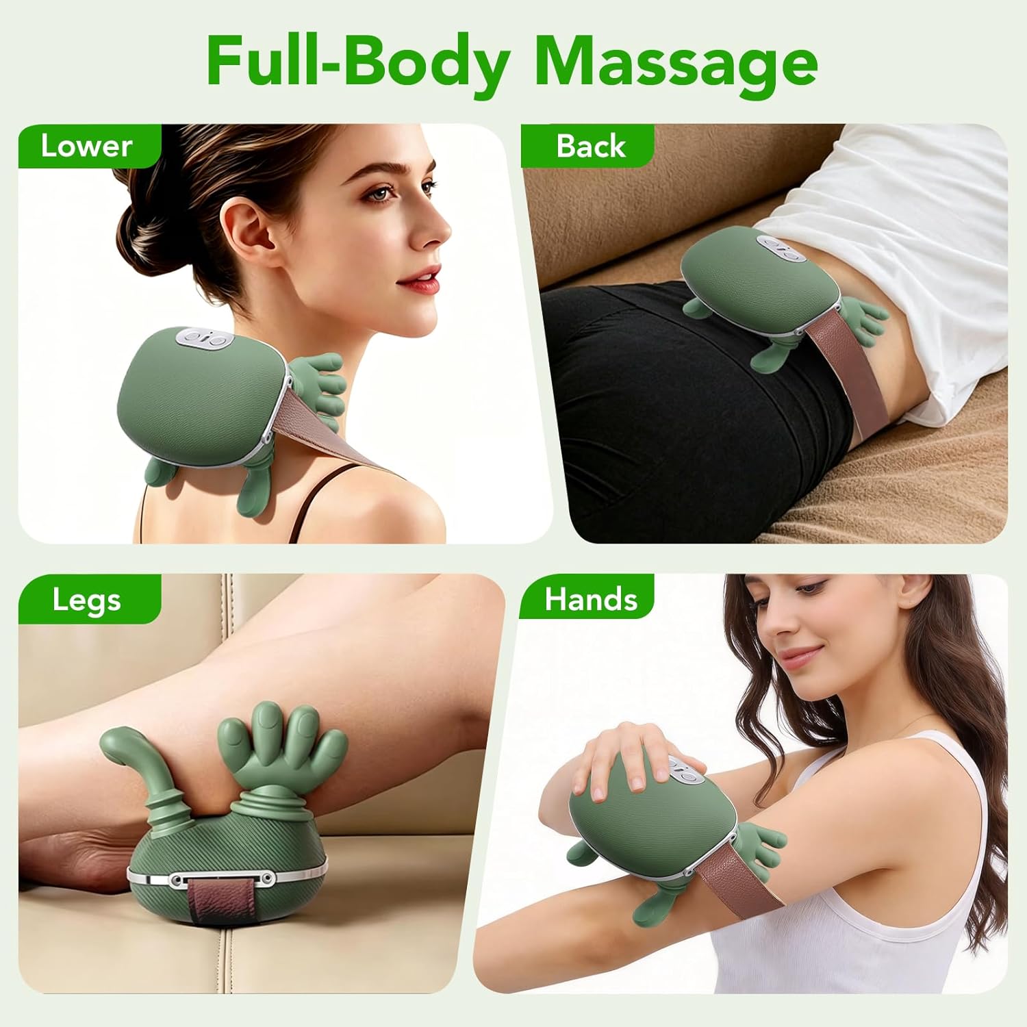 Detalle 2 de 4D Massage Électrique du Cou avec Chauffage – Compagnon ergonomique pour les épaules et la nuque
