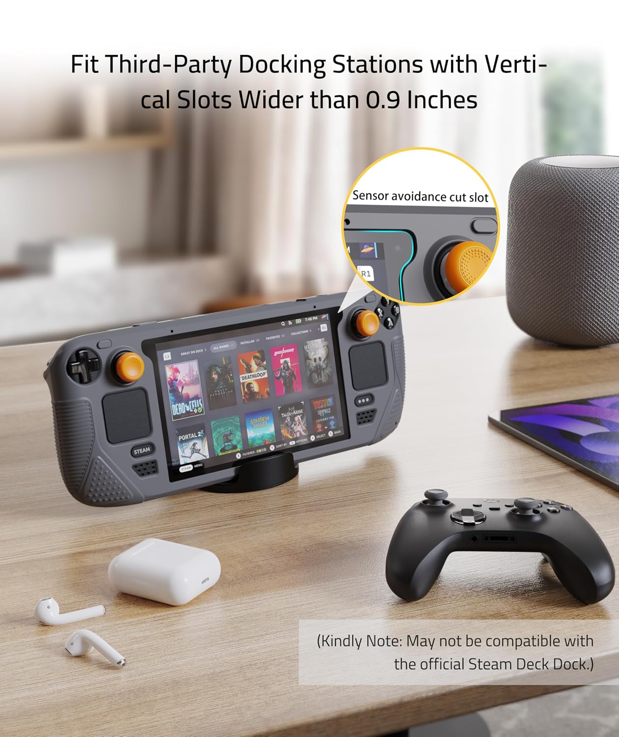 Thumbnail 4 de Syntech Steam Deck Protective Case Gray
