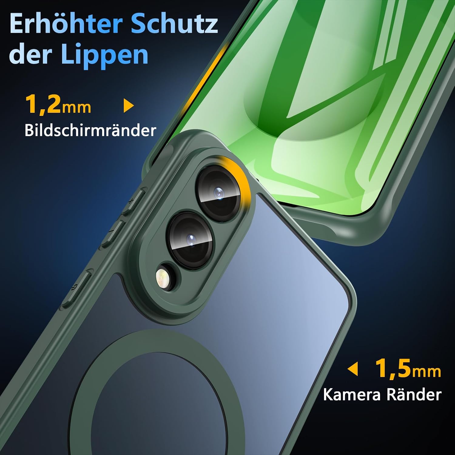 Thumbnail 4 de BESINPO Hülle Für Samsung Galaxy S25 Edge 2x Glas