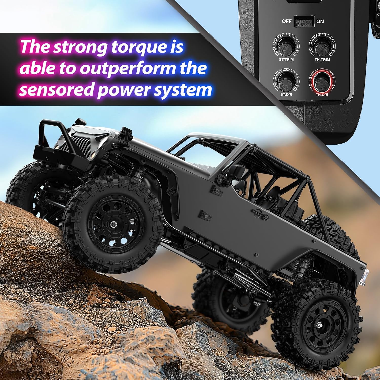 Thumbnail 2 de HYPER GO H12Y 1/12 Brushless RC Rock Crawler