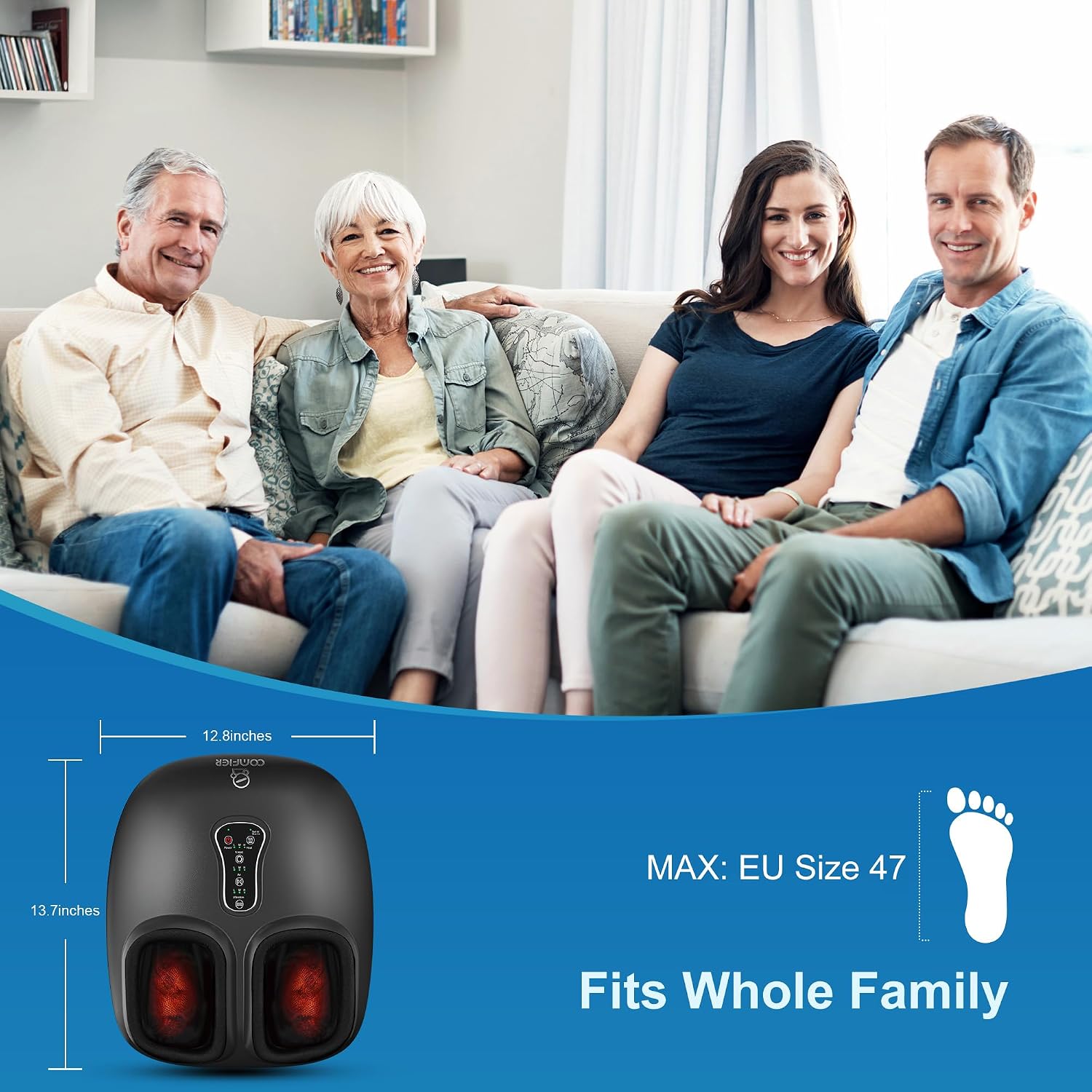 Thumbnail 5 de COMFIER Massaggiatore Plantare con Shiatsu 13