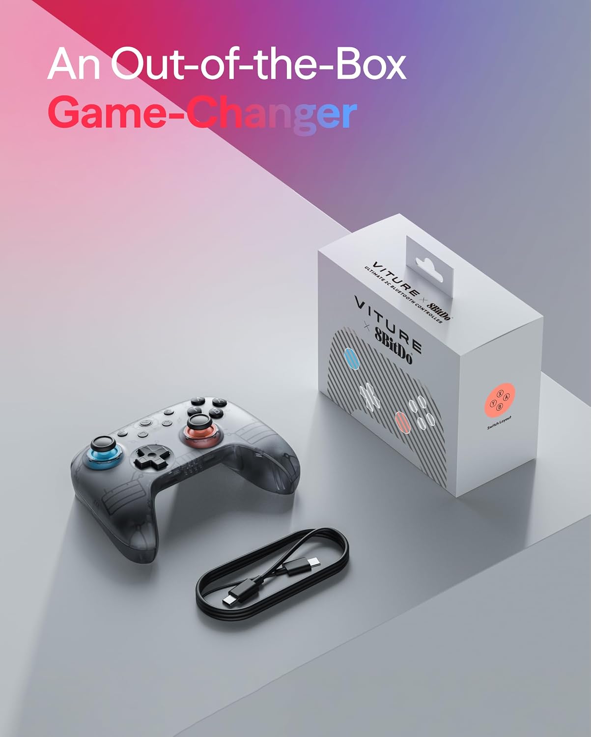 Thumbnail 6 de VITURE × 8BitDo Ultimate 2C Controller 15h