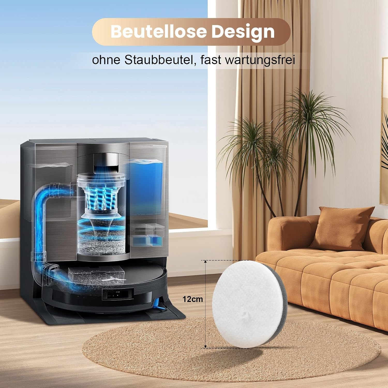 Detalle de 21-teiliges Zubehör-Set für Ecovacs X11 OMNICYCLONE Saugroboter – Ersatzteile