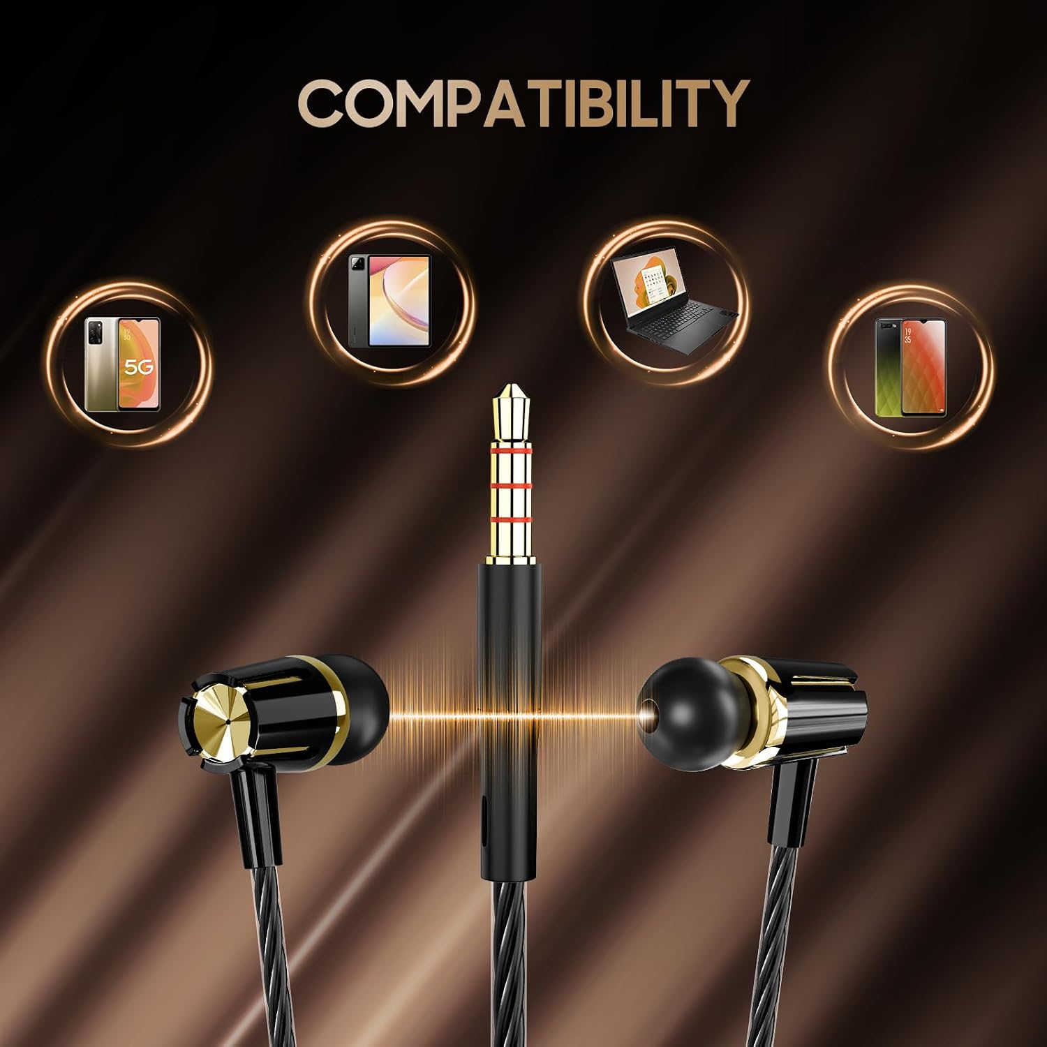 Detalle 2 de Rayleigh Wired Earbuds
