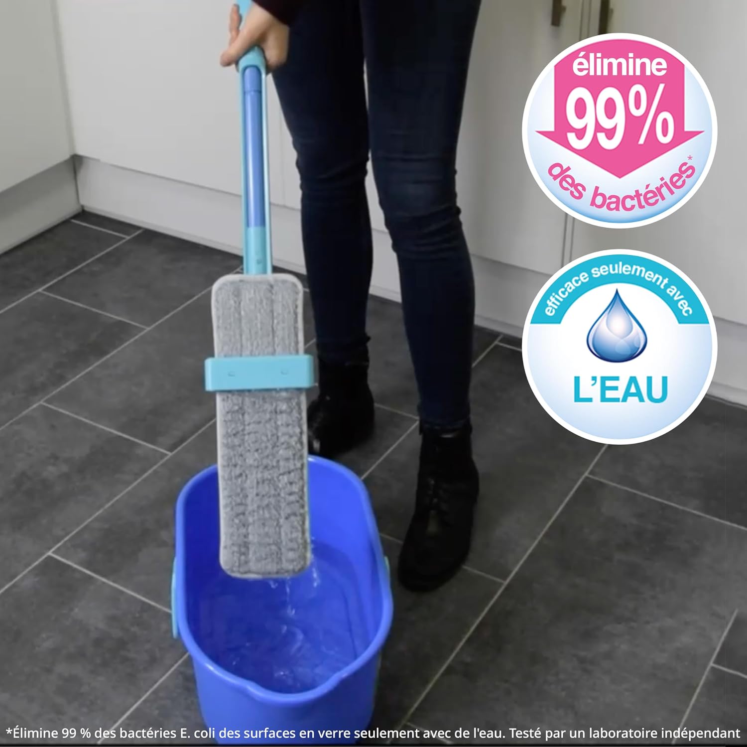 Detalle 2 de Spontex Easy System Max+ balai serpillère microfibre 99%