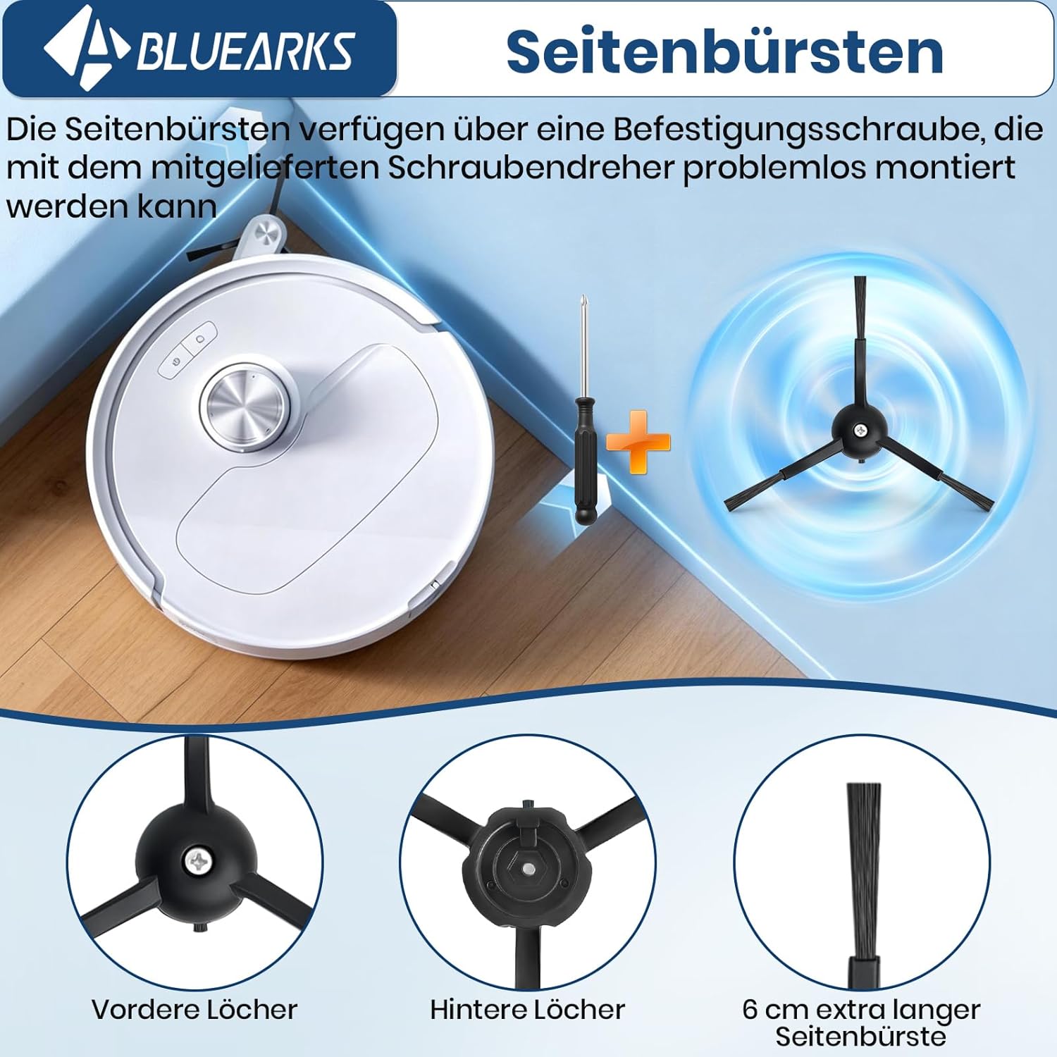 Thumbnail 6 de Bluearks Zubehörset Roborock Qrevo 26‑teilig 🧹