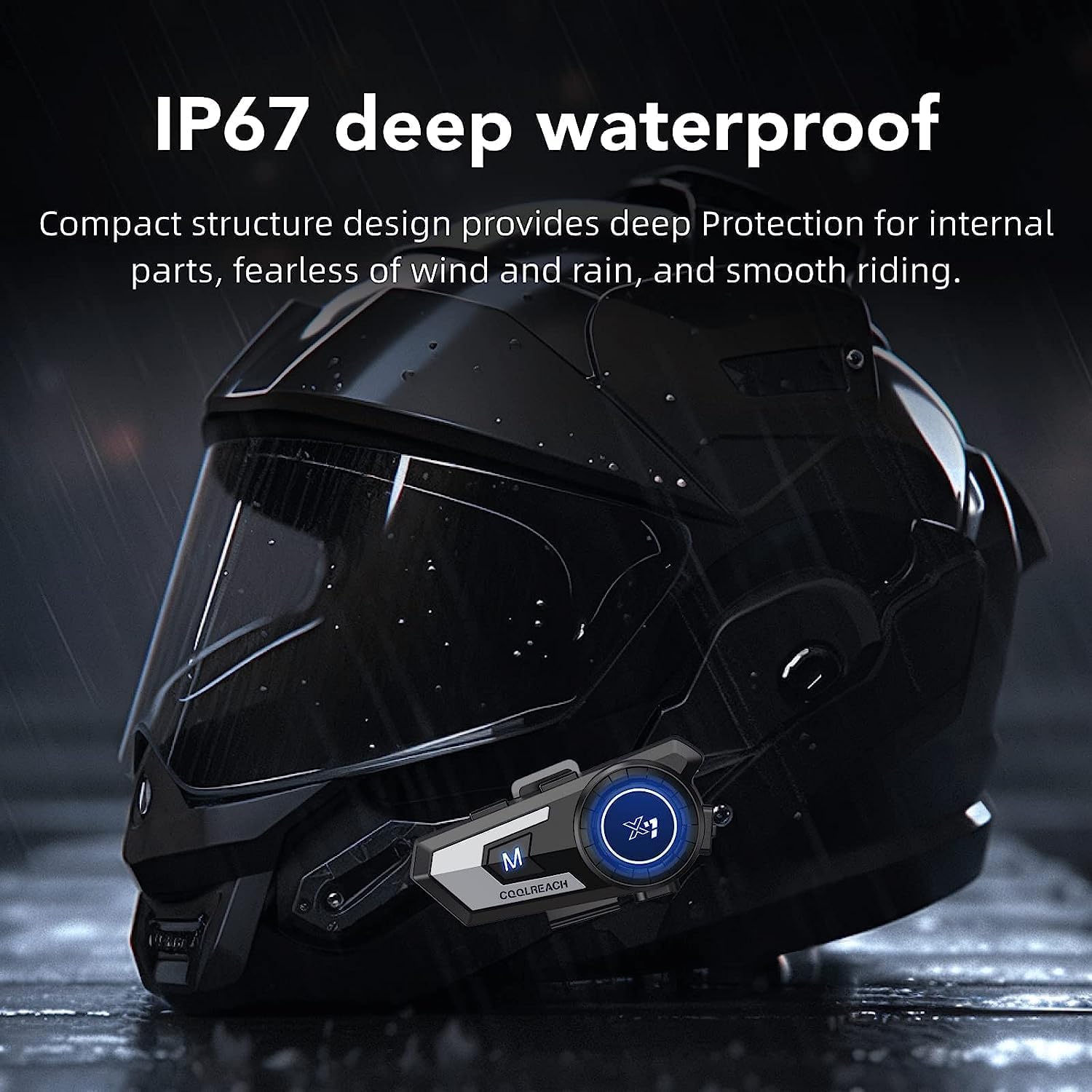 Thumbnail 5 de Motorradhelm Bluetooth Headset 90 Stunden