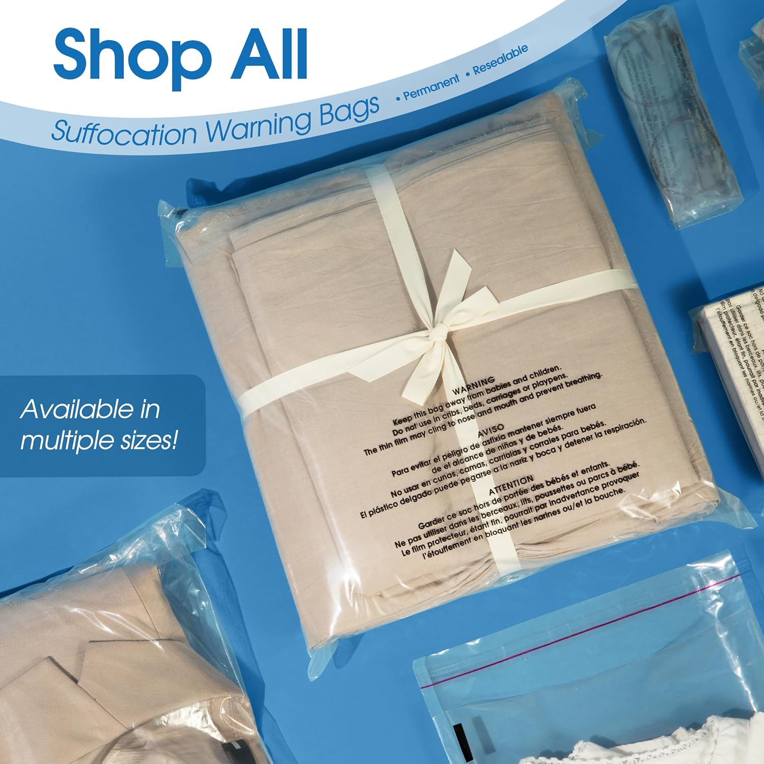 Thumbnail 6 de Spartan Industrial SFW-Bag-0912 9 x 12-Inch Clear Poly Bags, 1,000 Count