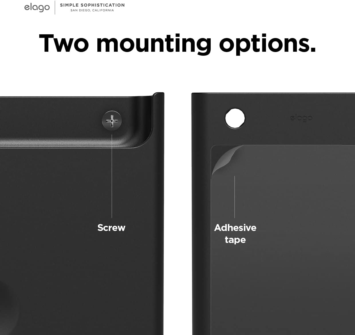 Thumbnail 3 de elago Support de télécommande universel noir (grand) avec autocollant solide