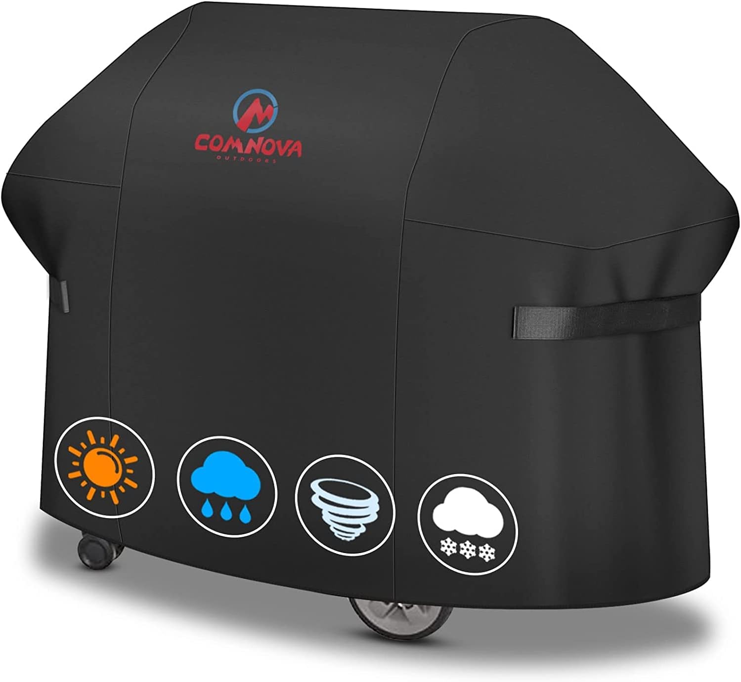 M COMNOVA OUTDOORS 82 Inch Grill Cover, 600D Oxford, PU-Coated