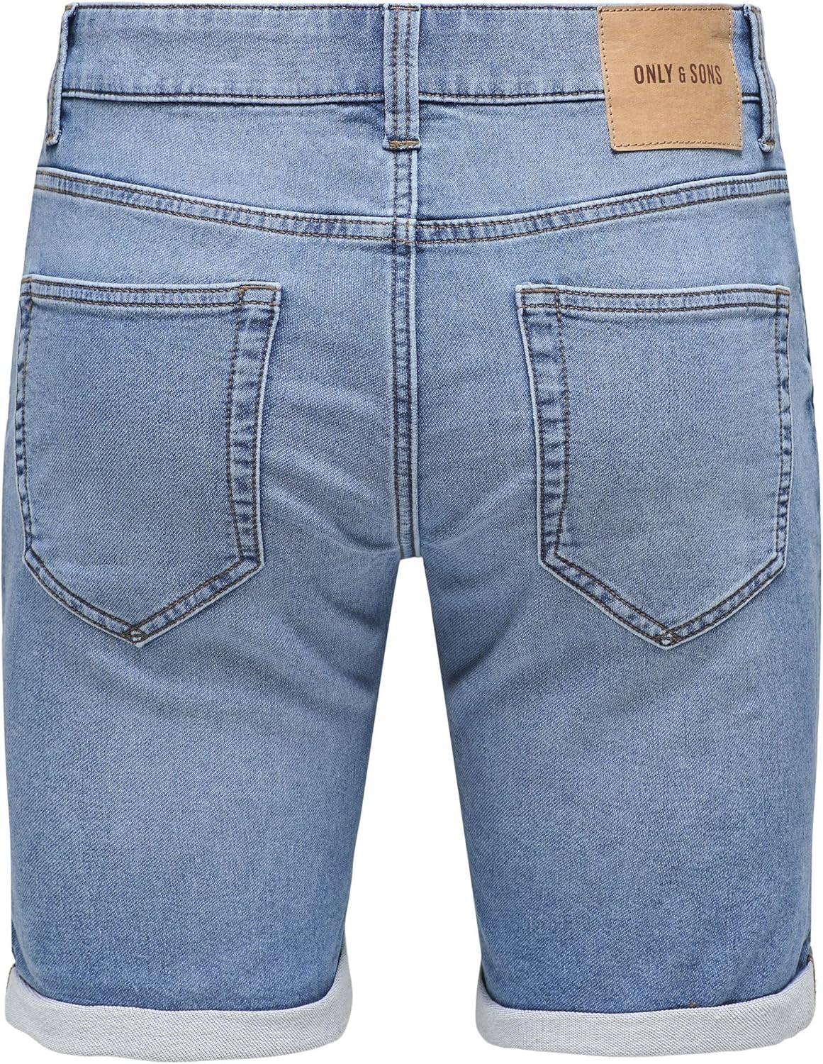 Thumbnail 3 de Shorts en Denim Capri pour Hommes O&S 3/4 – Only & Sons, denim léger et coupe slim