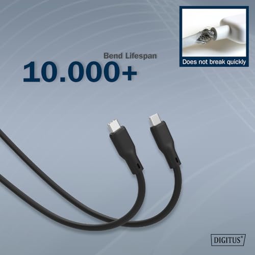 Detalle 2 de Câble DIGITUS USB-C 3.2 Gen 2 0,5 m ⚡