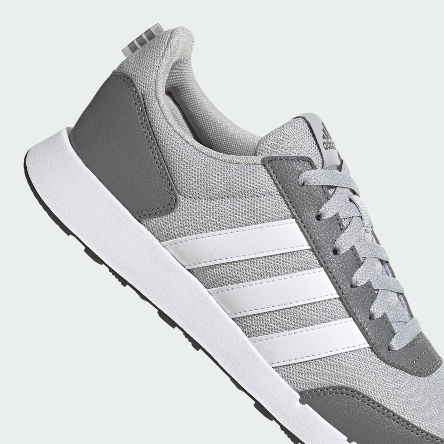 Thumbnail 6 de adidas Herren Run 50s Sneaker Laufschuh IG6554 in Weiß/Blau