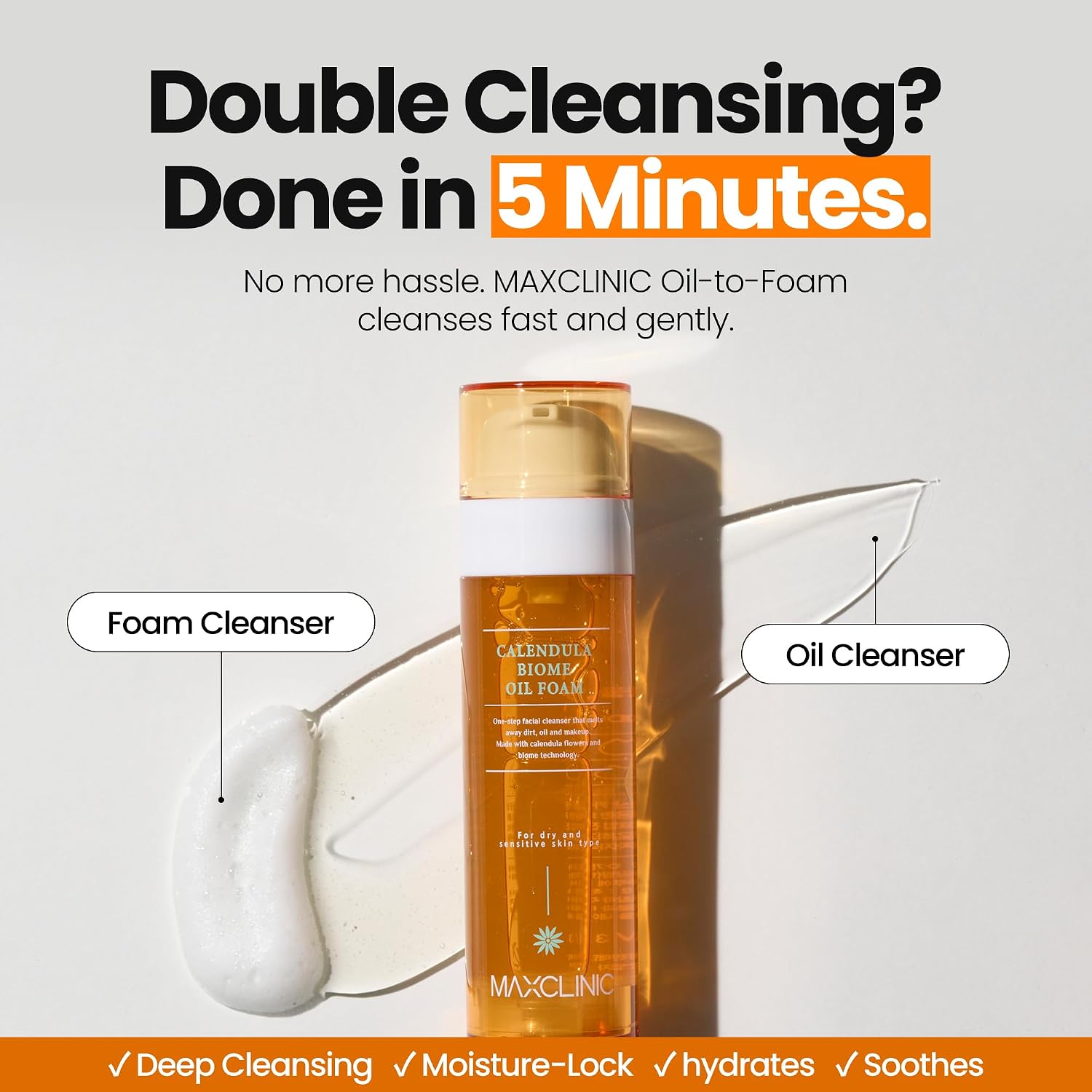 Detalle 2 de Calendula Biome Oil to Foam 3.88 fl oz