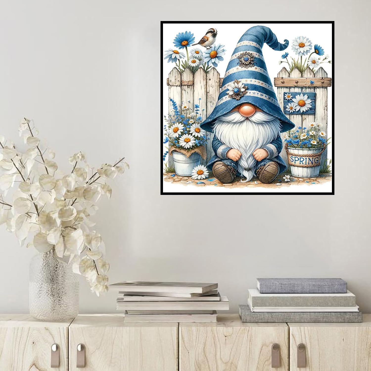 Detalle de HHMATITS Diamond Painting Kit, 14 x 14 Inch