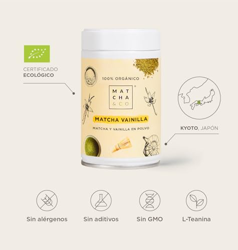 Detalle 2 de Matcha & CO Té Matcha Vainilla 80g