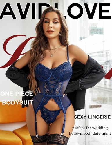 Detalle de Avidlove Corset en dentelle pour femme
