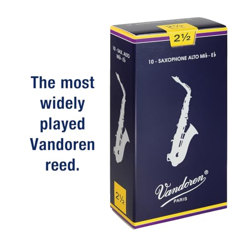Detalle de Anches Vandoren Traditionnel pour saxophone alto – force 2,5 (Pack de 10)