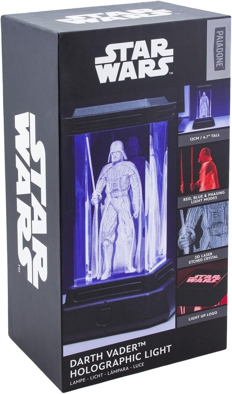 Thumbnail 1 de Lampada olografica Darth Vader: LED 3D per scrivania, regalo ufficiale Star Wars